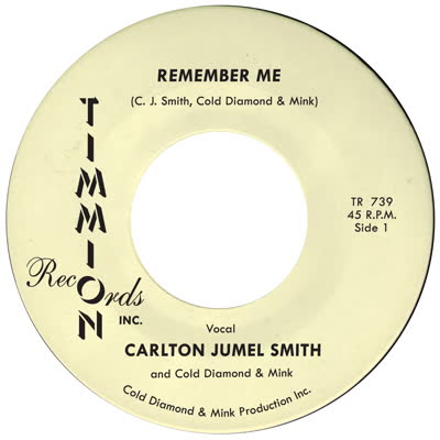 Carlton Jumel Smith & Cold Diamond & Mink - Remember Me