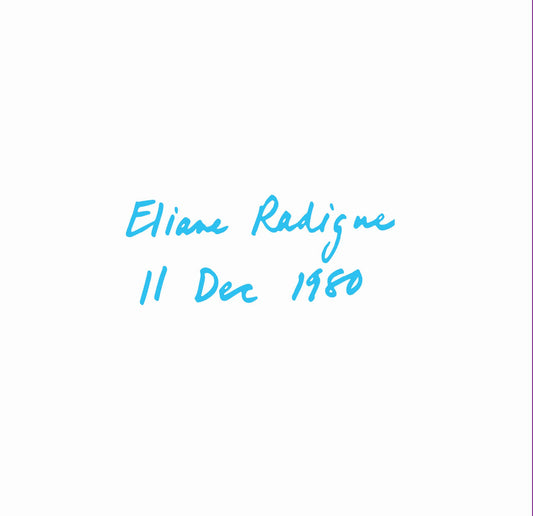 Eliane Radigue - 11 Dec 80 [2CD]