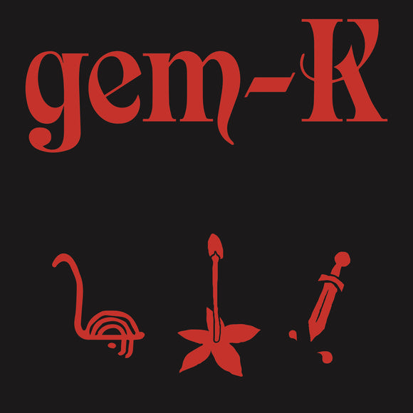 gem-K - Swan, Lover's Knot, Dagger