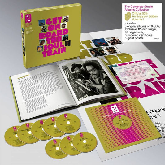 GET ON BOARD THE SOUL TRAIN - THE SOUND OF PHILADELPHIA PT.1 [8CD & 12" BOOK SET]