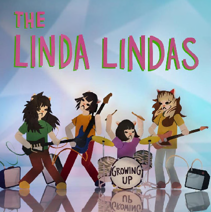 THE LINDA LINDAS - GROWING UP [Purple & Blue Galaxy LP]