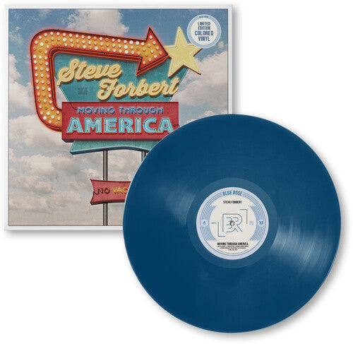 STEVE FORBERT - MOVING THROUGH AMERICA (BLUE VINYL)