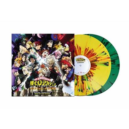 Yuki Hayashi My Hero Academia : Heroes Rising OST [LPX2 COLOURED VINYL]