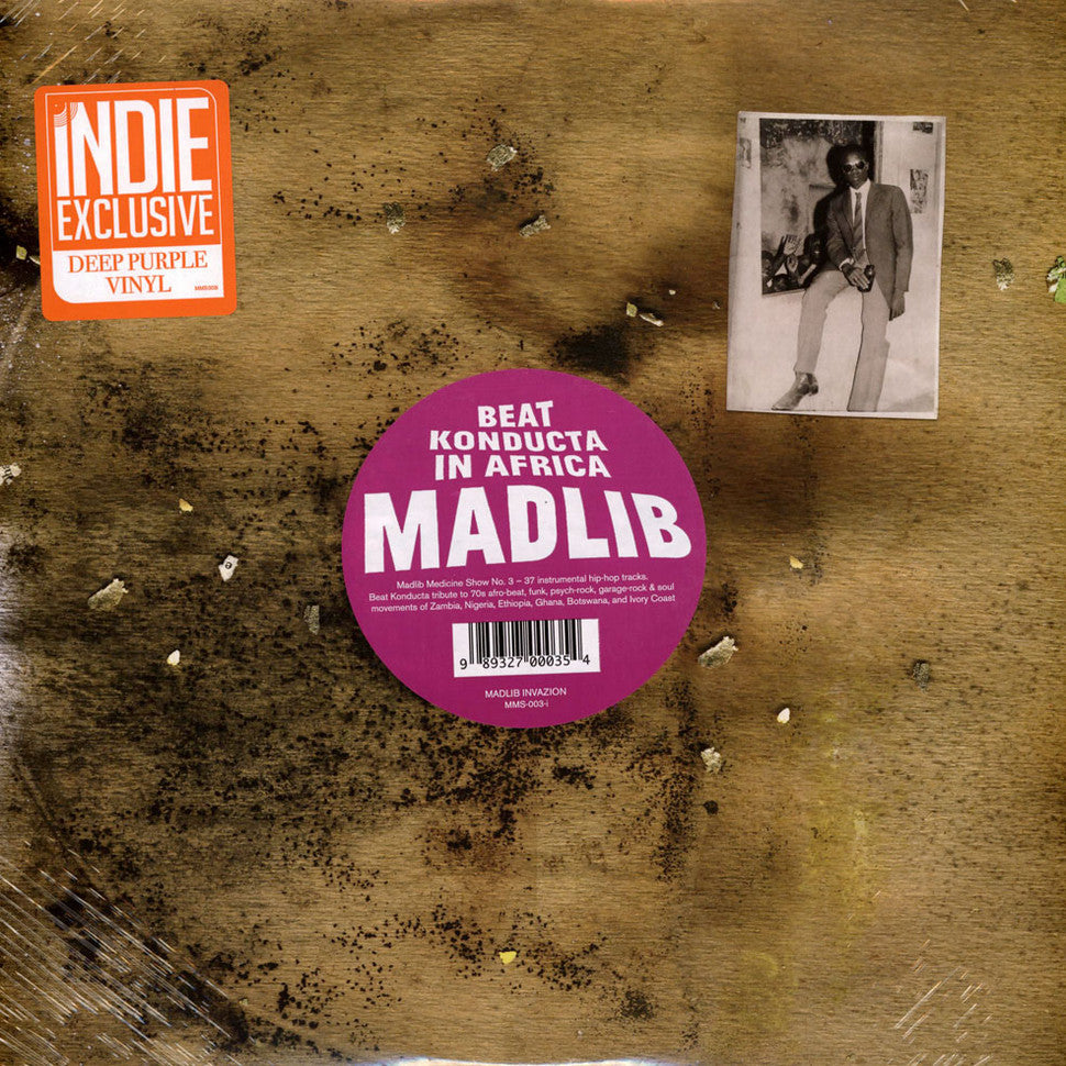 MADLIB - BEAT KONDUCTA IN AFRICA MEDICINE SHOW #3 [2LP Deep Purple Vinyl]