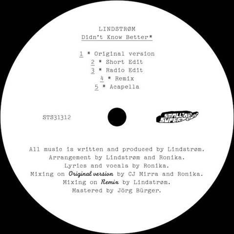 Lindstrøm - Didn't Know Better