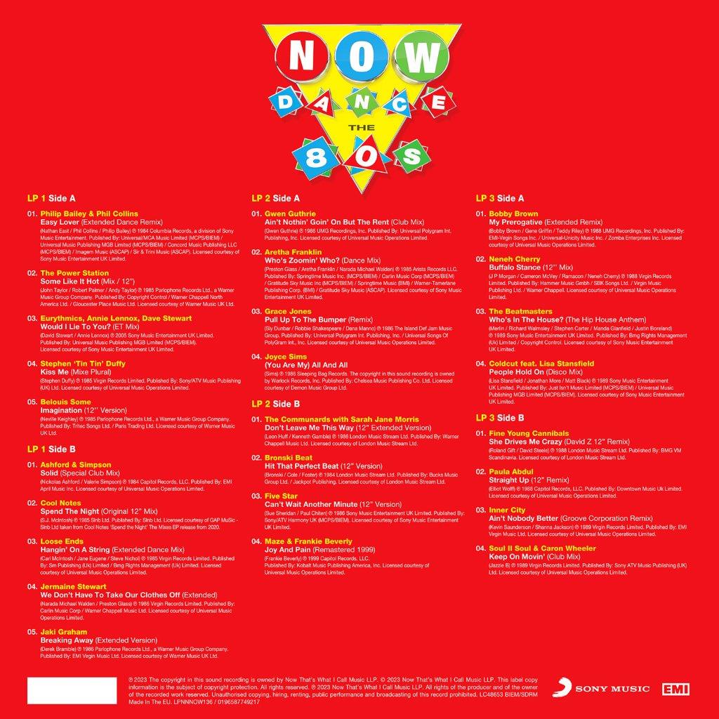 VARIOUS ARTISTS - NOW Dance - The 80s [3LP Red Vinyl]