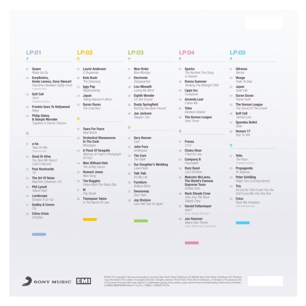 NOW That’s What I Call Music! - NOW Presents… Electronic (5LP)