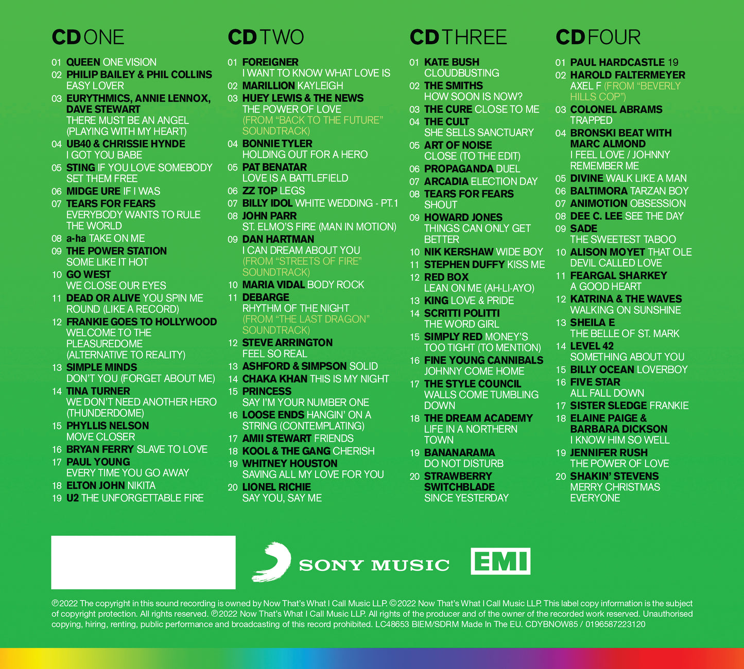 VARIOUS ARTISTS - NOW – Yearbook 1985 [4CD]