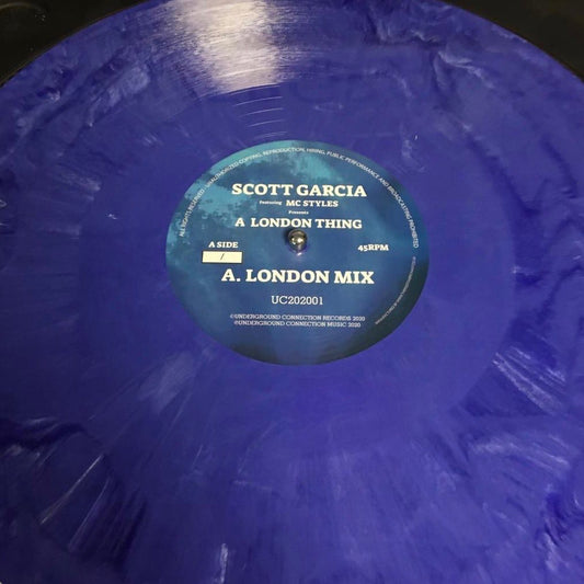Scott Garcia - A London Thing (Blue / White Marbled Vinyl) (1 PER PERSON)