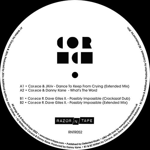 Cor.ece - Dance To Keep From Crying