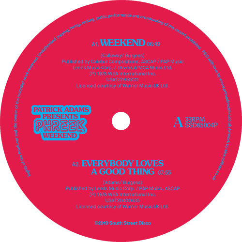 PATRICK ADAMS presents PHREEK - Weekend