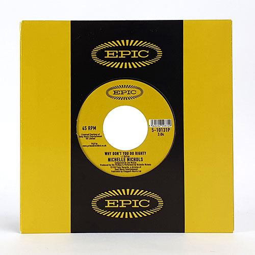 Nichelle Nichols - Know What I Mean / Why Don't You Do Right? (EPIC vinyl)
