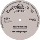 Tony Simmons / Soul Shack - I can’t let you go / Galactic Funk