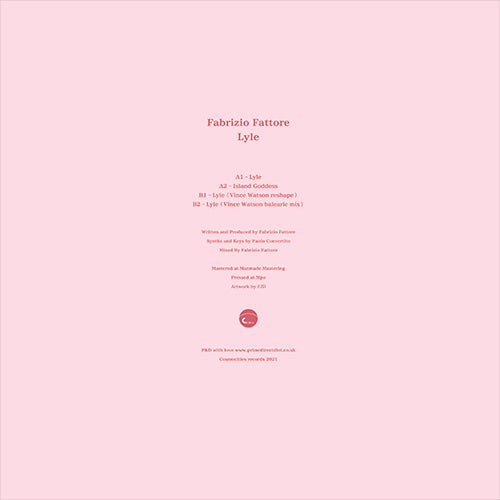 Fabrizio Fattore - Lyle (Vince Watson Remixes)