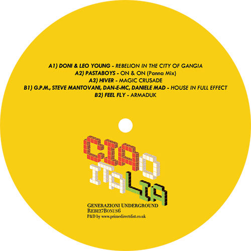 Various Artists - Ciao Italia. Generazioni Underground Bonus Sei