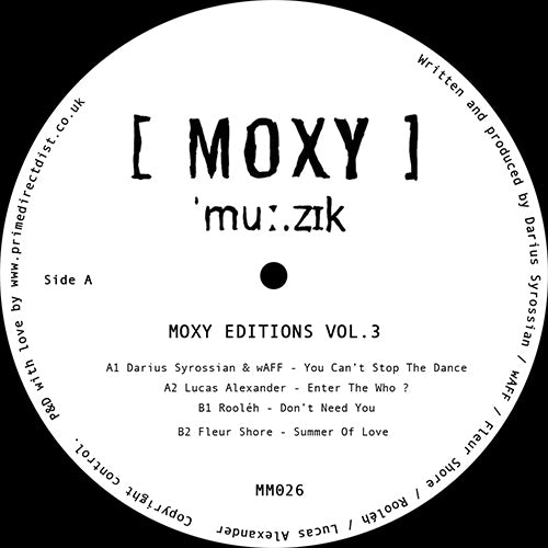 Various Artists - Moxy Muzik Editions Vol 3
