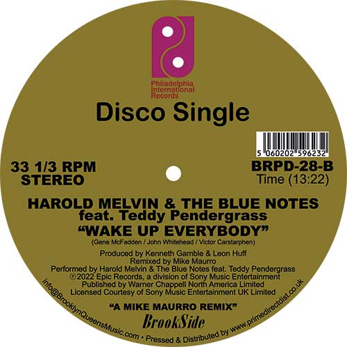 The O'Jays / Harold Melvin & The Blue Notes feat. Teddy Pendergrass - I Love Music / Wake Up Everybody