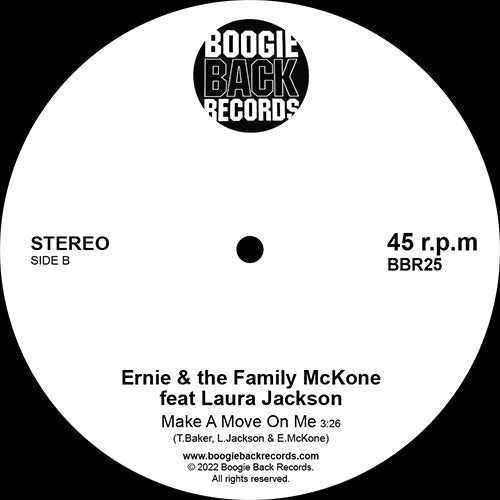 Ernie & the Family McKone Featuring Laura Jackson - Alone Again / Make A Move On Me