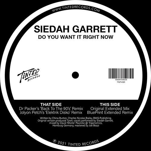 Siedah Garrett - Do You Want It Right Now