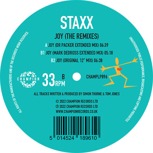 Staxx - Joy (The Remixes)