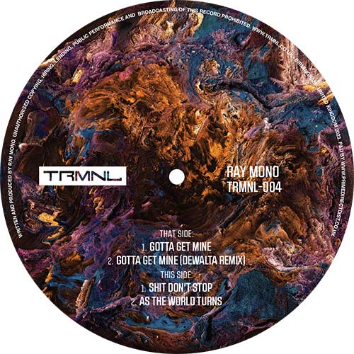 Ray Mono - As The World Turns EP [Teal Vinyl]