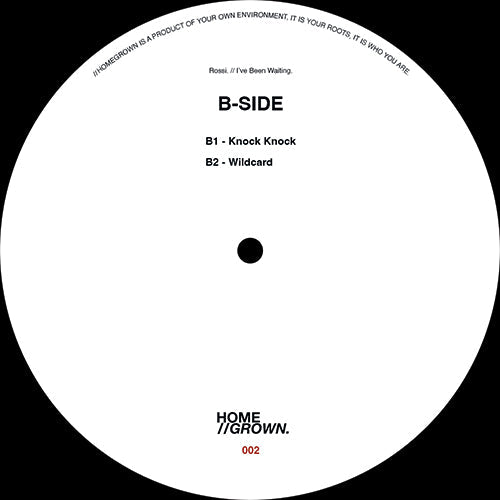 Rossi. - I’ve Been Waiting. [Green Eco Swirl Vinyl]