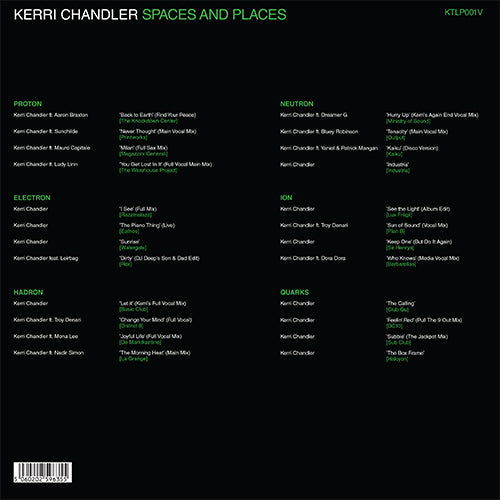 Kerri Chandler - Spaces And Places [3LP Transparent Green Vinyl]