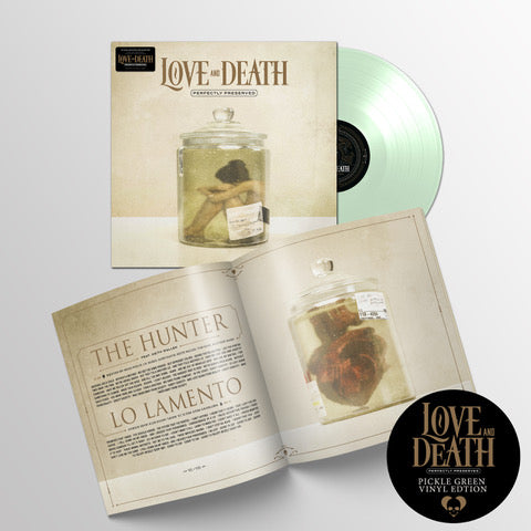 LOVE AND DEATH - PERFECTLY PRESERVED [PICKLE-GREEN COLOUR VINYL]