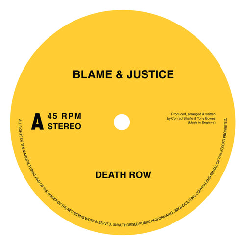 Blame & Justice - Death Row / Muderin' MC