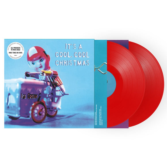 Various Artists - It's A Cool, Cool Christmas [Clear Red Vinyl 2LP]