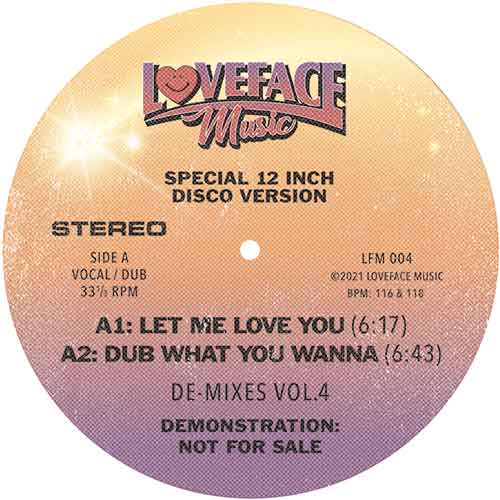 Loveface - De-mixes: Vol 4