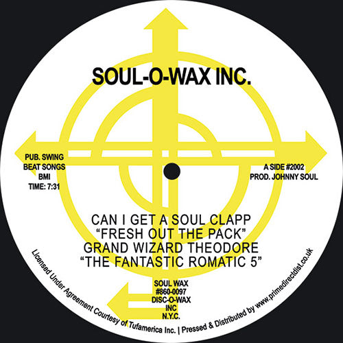 Grand Wizard Theodore, The Fantastic Romantic 5 - Can I Get A Soul Clap 'Fresh Out Of The Pack (RSD 2022)