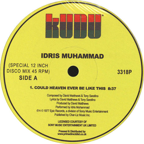 Idris Muhammad - Could Heaven Ever Be Like This / Tasty Cakes & Turn This Mutha Out