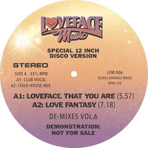 Loveface - De Mixes Vol 6