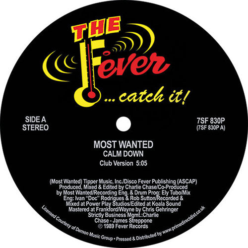 Most Wanted - Calm Down / Calm Down - Inst (RSD 2022)