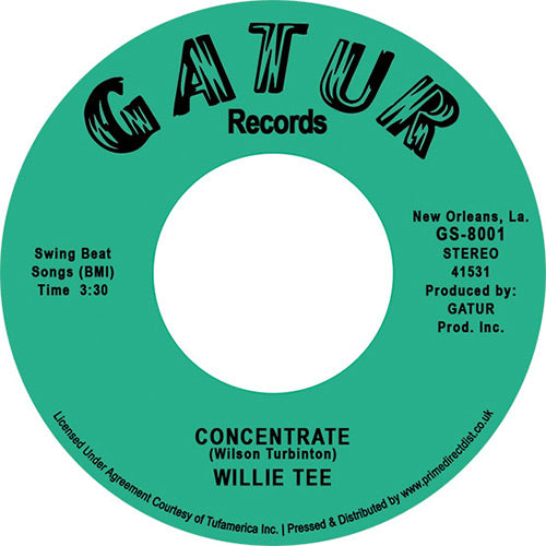 Willie Tee - Concentrate/Get Up