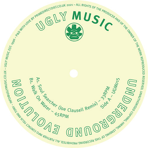 Underground Evolution - Soul Searcher (Joe Clausell Remix) / Walk On Water