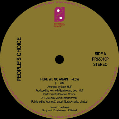 PEOPLE'S CHOICE - Here We Go Again