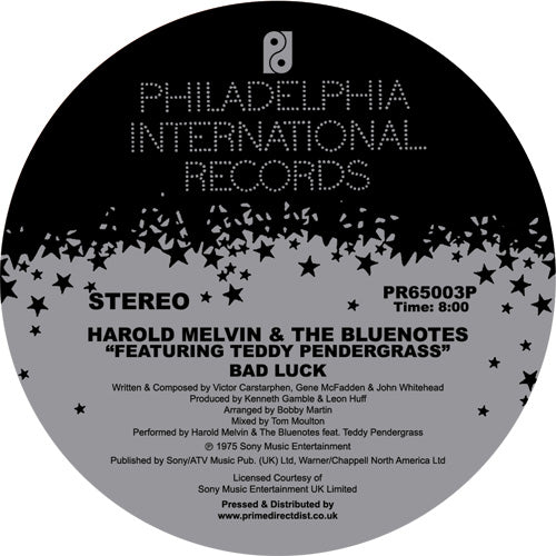 Harold Melvin & The Blue Notes feat Teddy Pendergrass Bad Luck / Don't Leave Me This Way (Tom Moulton Mixes)