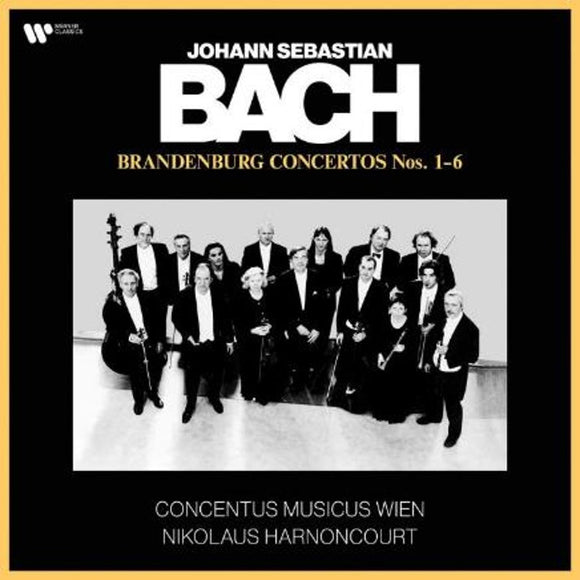 Nikolaus Harnoncourt, Concentus Musicus Wien - Bach: The Brandenburg Concertos - 2LP 180g Black Vinyl