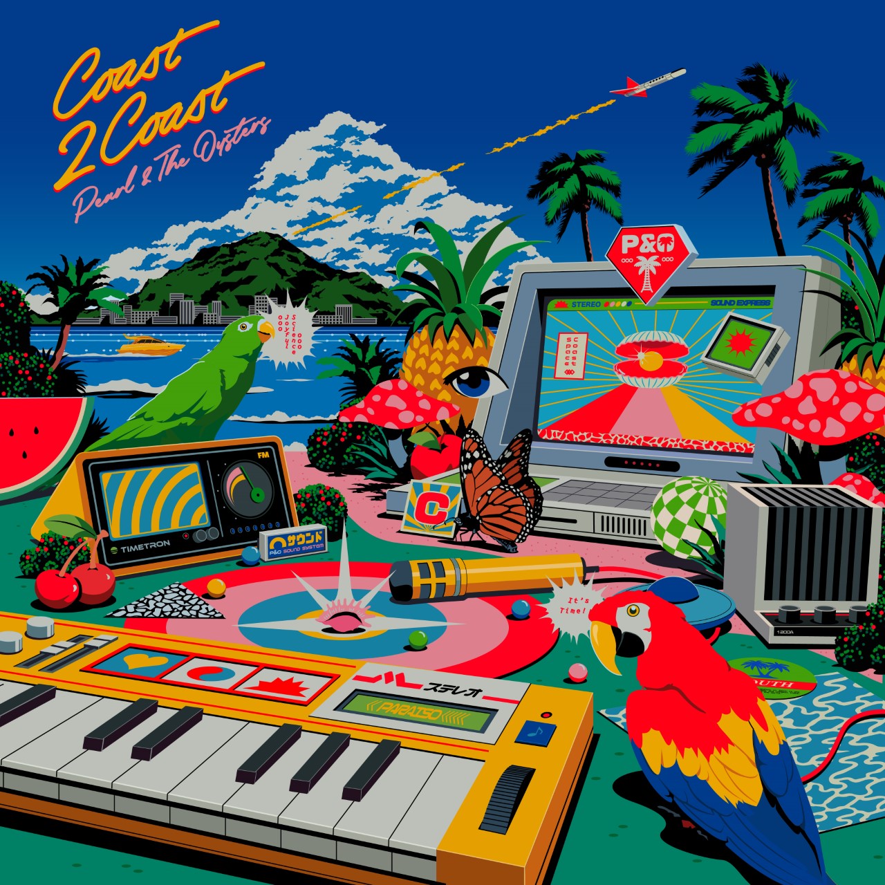 Pearl & The Oysters - Coast 2 Coast [Blue Wave Colour LP]