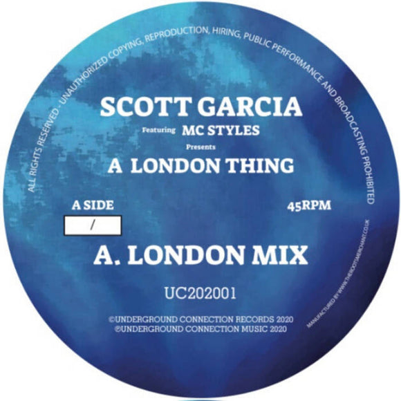 Scott Garcia - A London Thing / 4 The Ladies (Black Vinyl Repress)