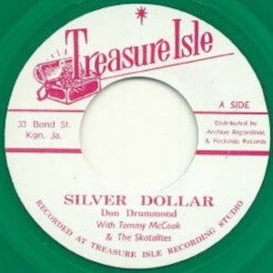 Don Drummond with Tommy McCook & The Skatalites - Silver Dollar /  Apanga [7" Coloured Vinyl]