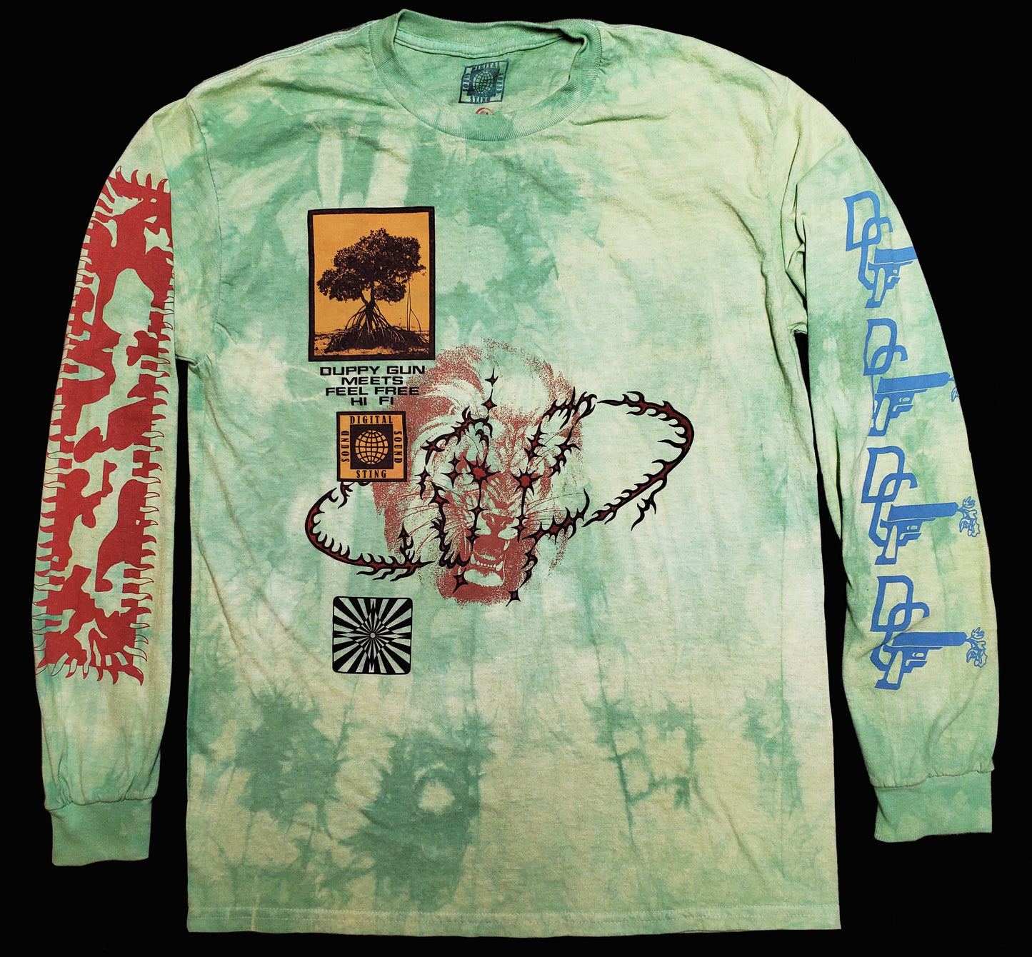 Duppy Gun Meets Feel Free Hi Fi Long Sleeve [X-Large]