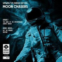 Umwelt / Serge Geyzel - Moon Chasers [full colour sleeve / clear blue vinyl / hand-numbered]