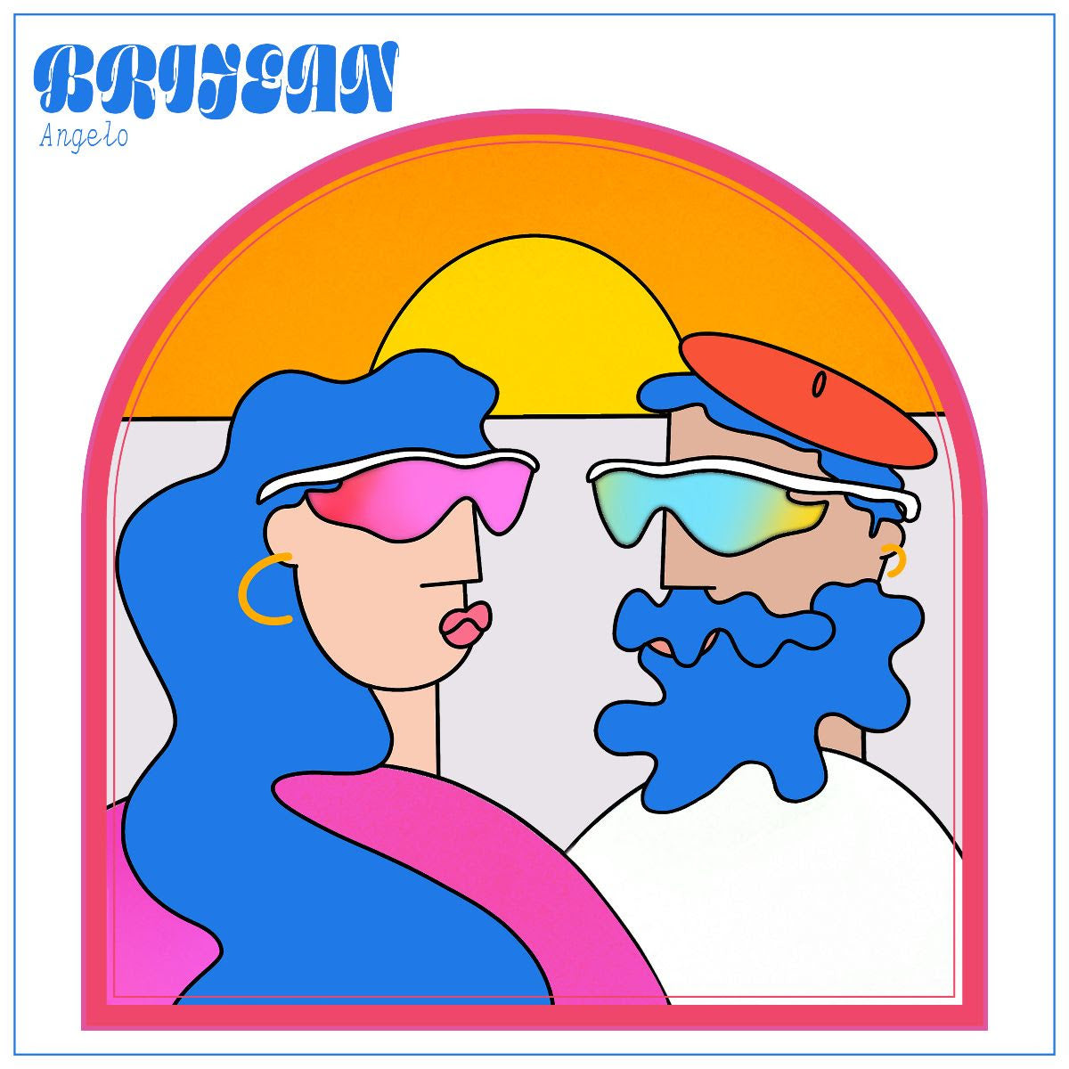 Brijean - Angelo [Pink + Blue Marbled Vinyl]
