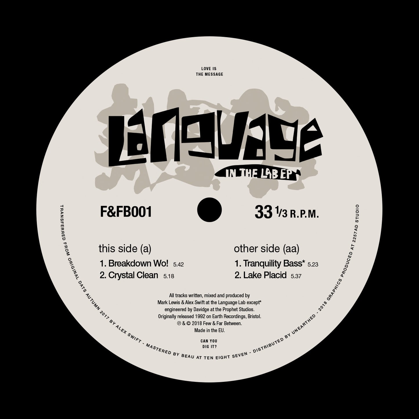 Language - In The Lab EP [Repress]