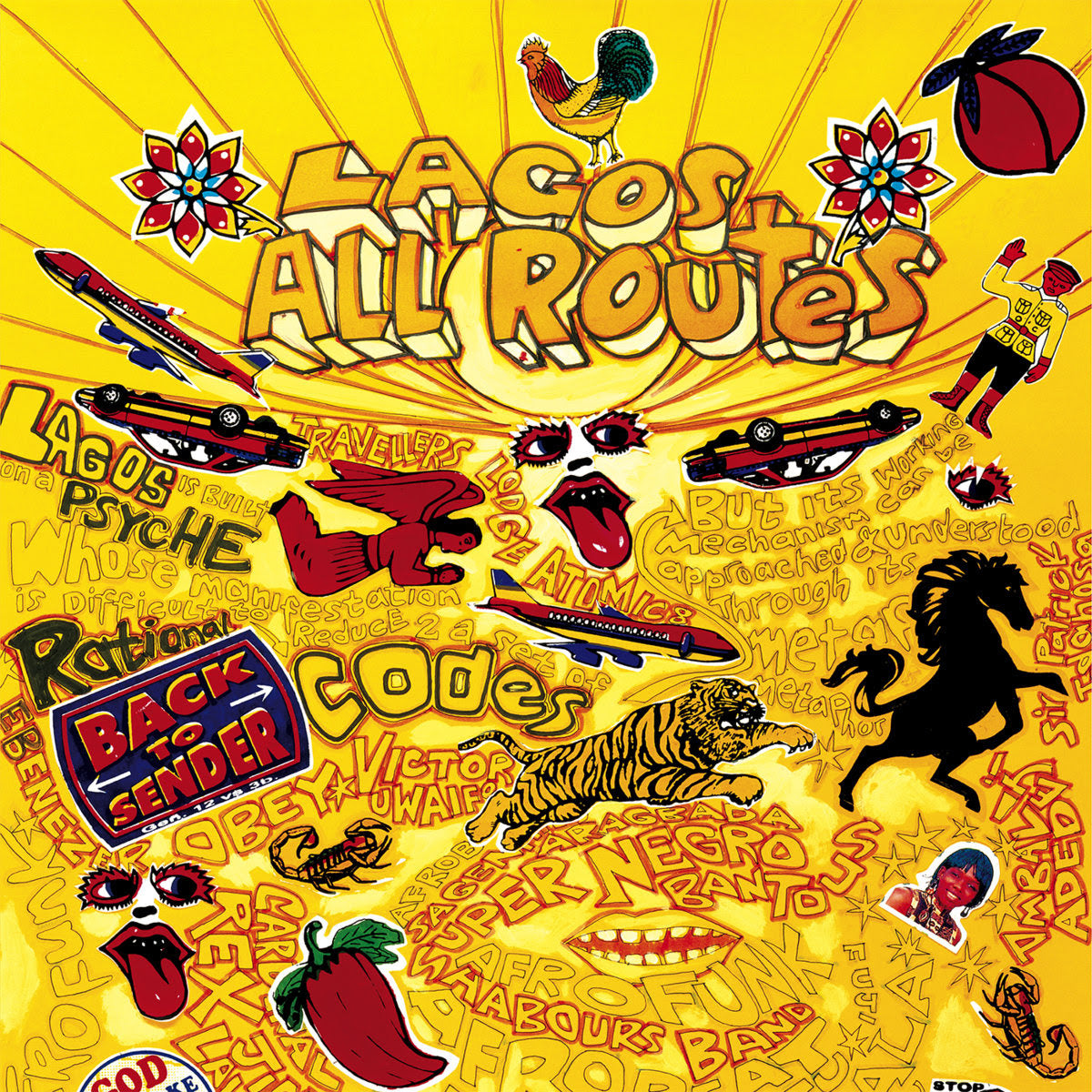 Lagos All Routes - Juju And Highlife, Apala And Fuji [2LP]