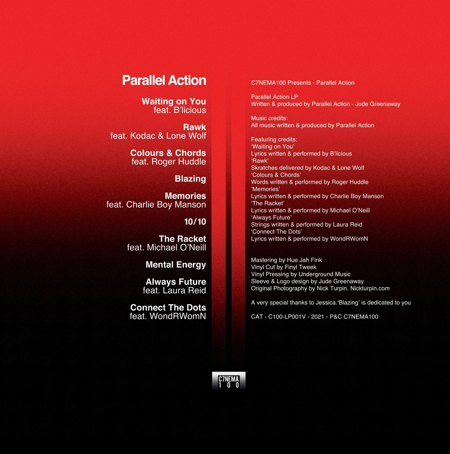 Parallel Action - Parallel Action LP [Red Vinyl]