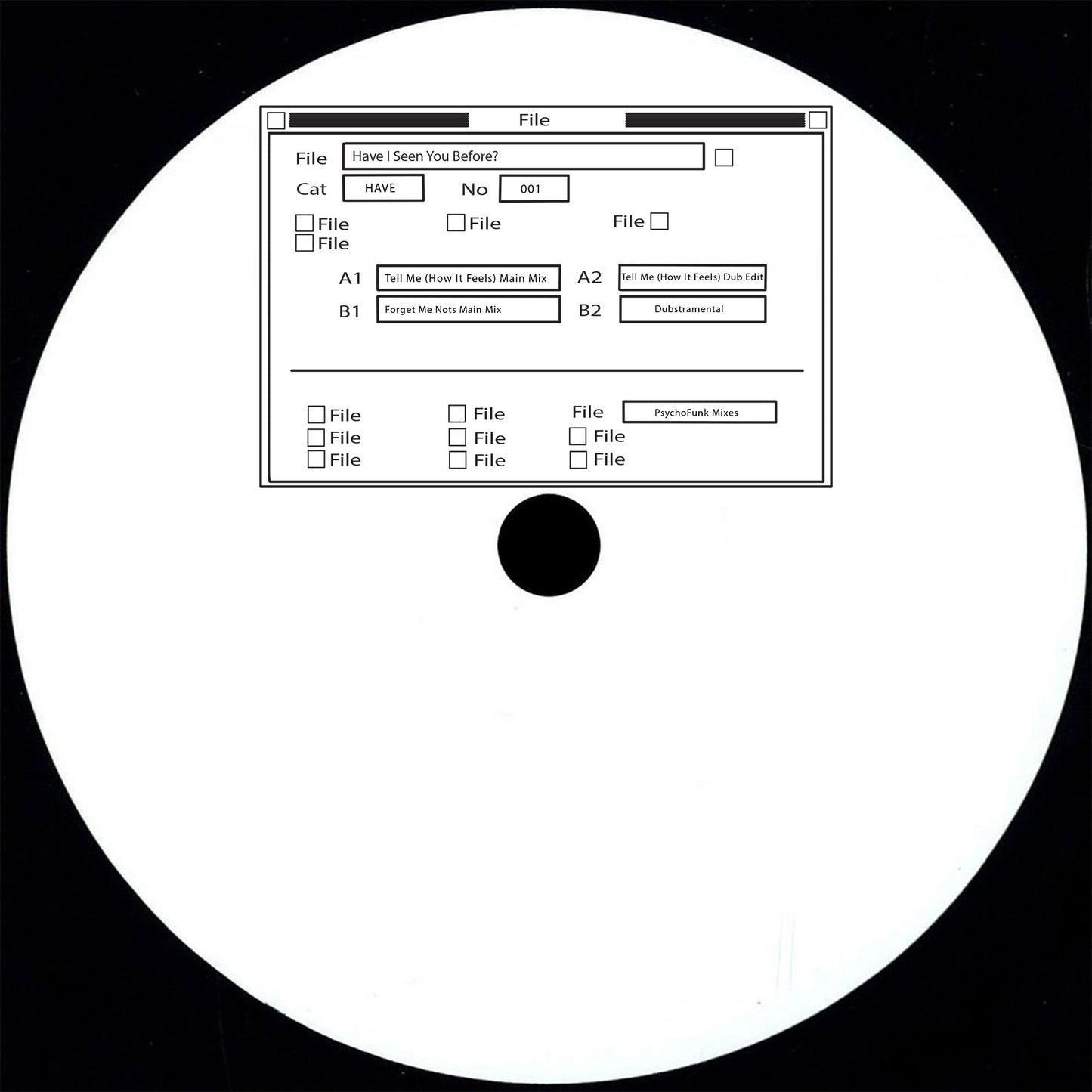 Unknown Artist - Tell Me (How It Feels) / Forget Me Nots (PsychoFunk Mixes)
